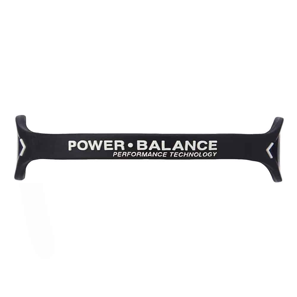 Power Balance bracelet for athletic performance & stability - White (L)