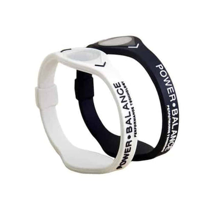 Power Balance bracelet for athletic performance & stability - Black (S)