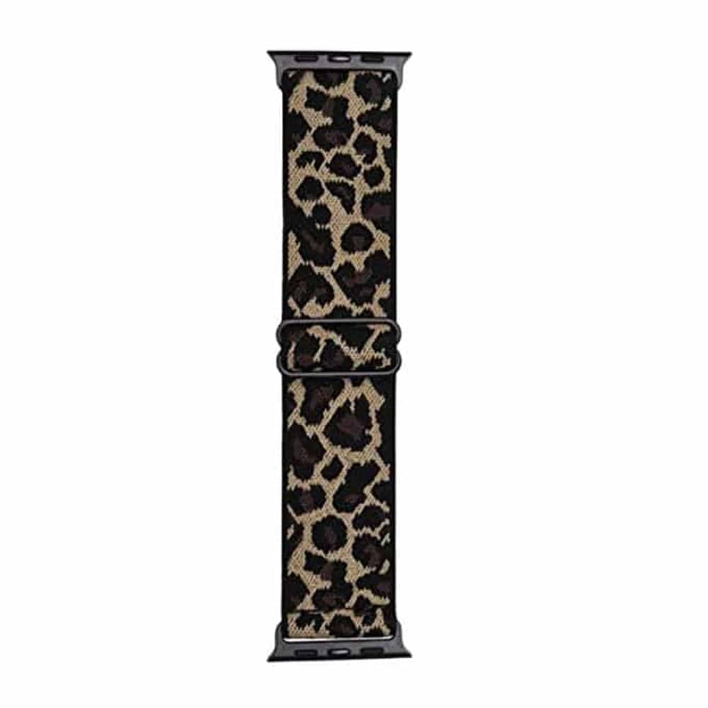 Stretchy Elastic Strap for 42/44/45/49mm Apple Watch- Leopard