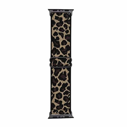 Stretchy Elastic Strap for 42/44/45/49mm Apple Watch- Leopard