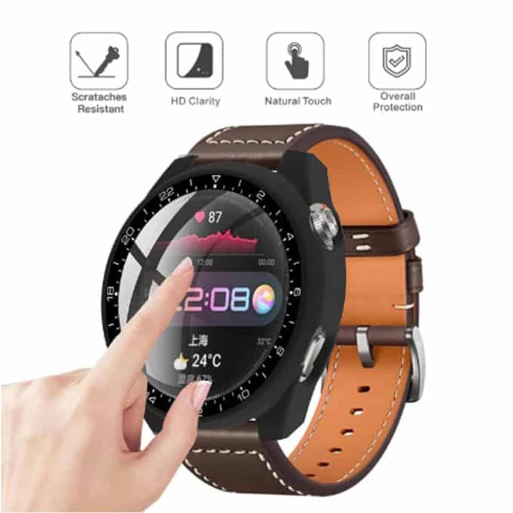 integrated protective case for Huawei watch 3 pro - Black