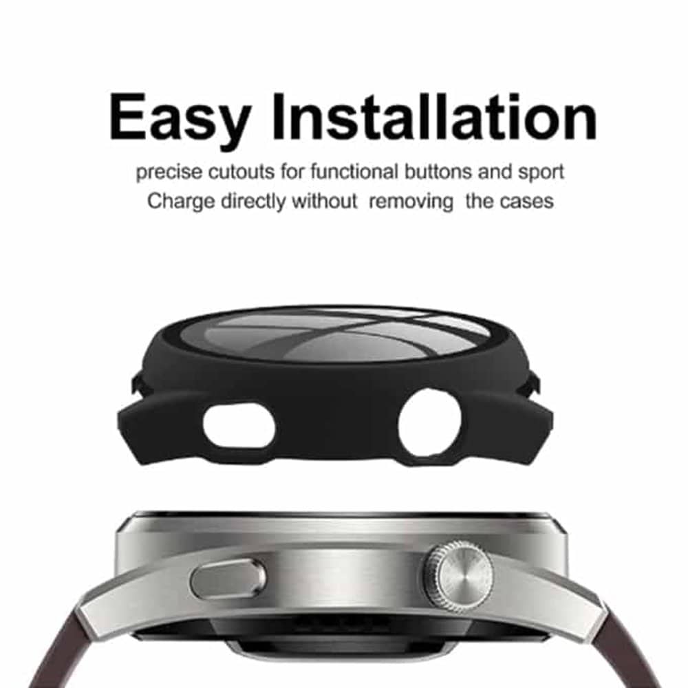 integrated protective case for Huawei watch 3 pro - Black