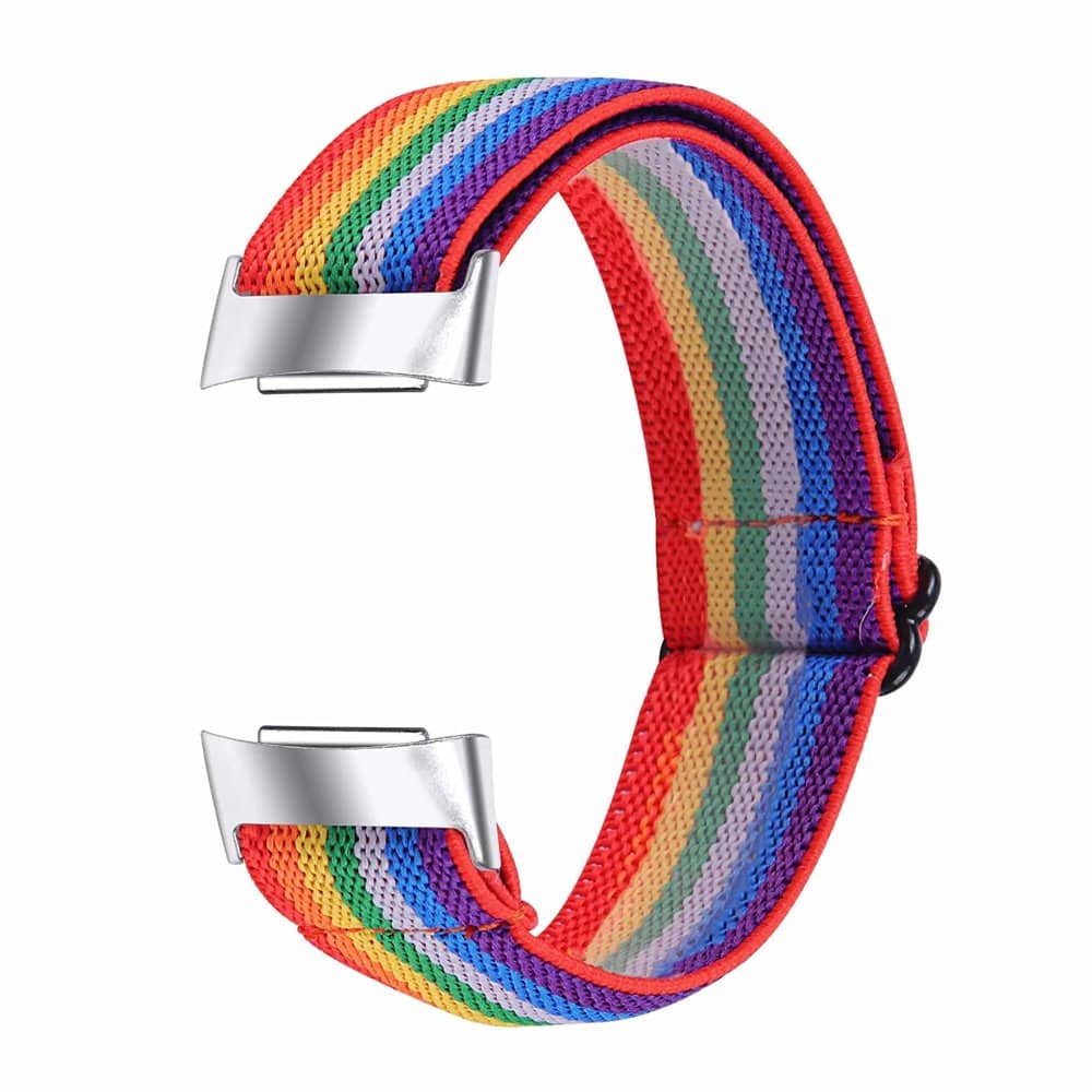 Nylon Band for Fitbit Charge 5 - Rainbow