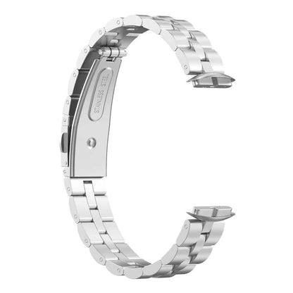 3 links stainless steel band for Fitbit Luxe - Black