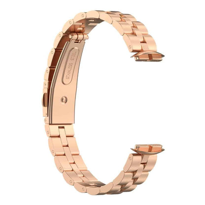 3 links stainless steel band for Fitbit Luxe - Black