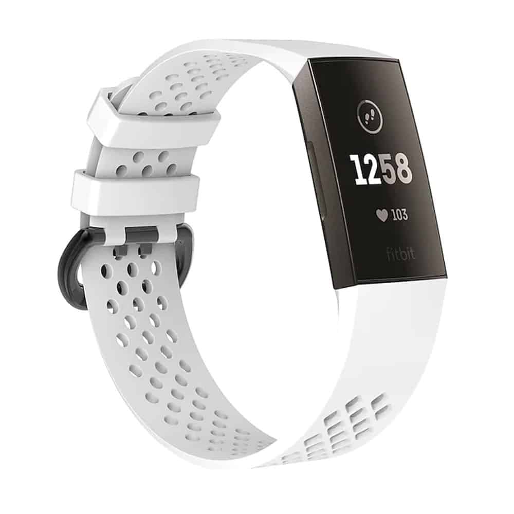 Silicone Band for Fitbit Charge 3(S/M) - White