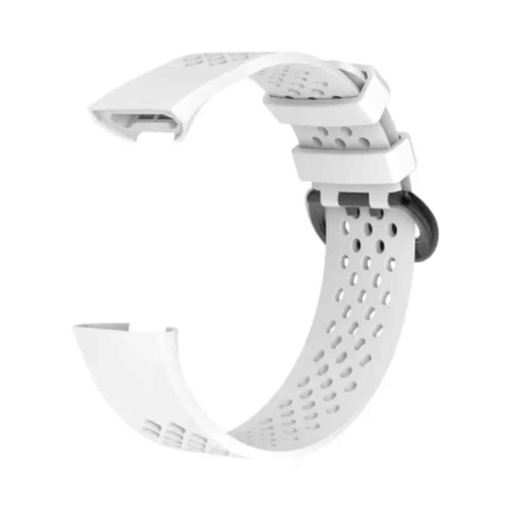Silicone Band for Fitbit Charge 3(S/M) - White