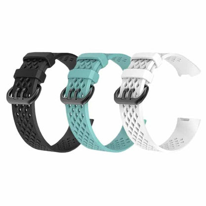 Silicone Band for Fitbit Charge 3(S/M) - White