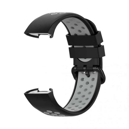 Silicone Band for Fitbit Charge 3/SE/4 - Pink+Frost Blue