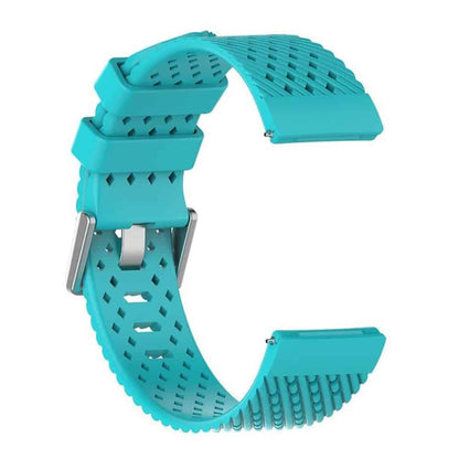 Silicone Strap for Fitbit Versa(M/L) - Frost Blue