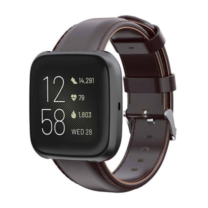 Leather Band for Fitbit Versa/2/Lite Blaze(23mm) - Red