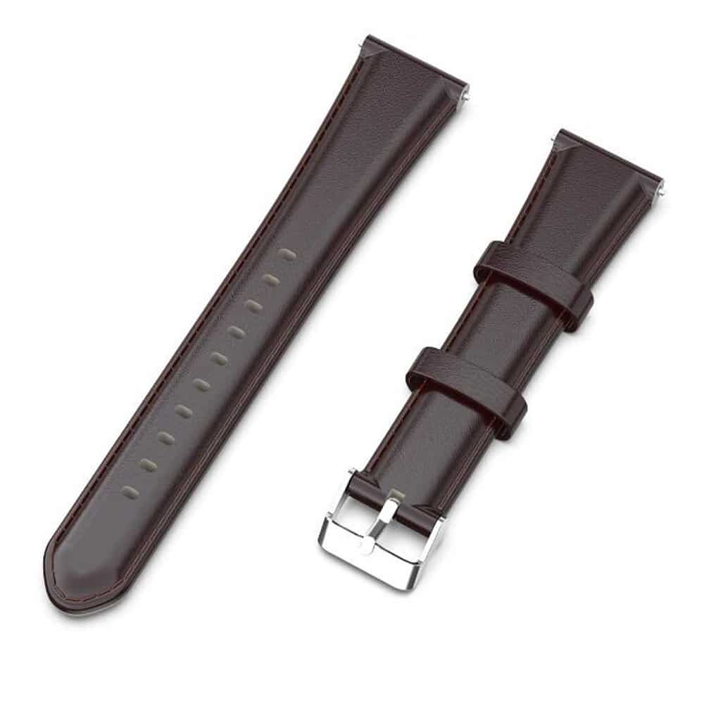 Leather Band for Fitbit Versa/2/Lite Blaze(23mm) - Black