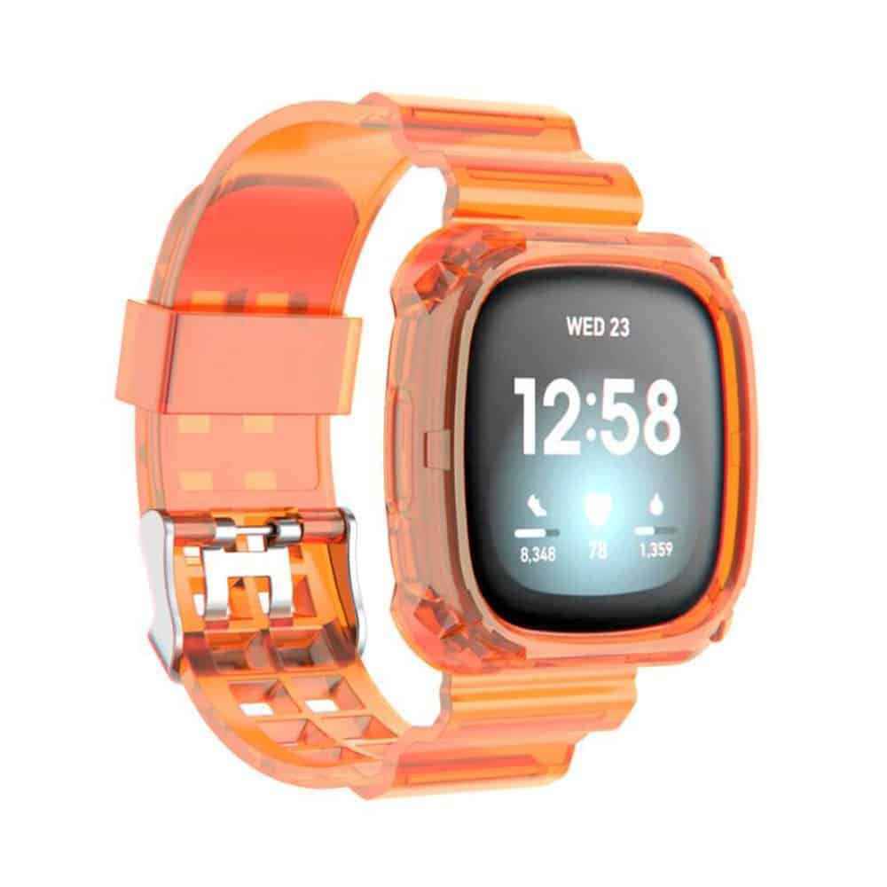 TPU strap for Fitbit Versa3/Sense - Clear