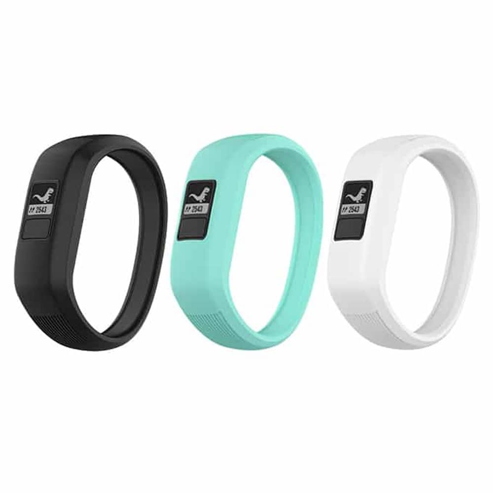 Silicone Band for Garmin Vivofit JR/JR2/3 (M/L) - Black