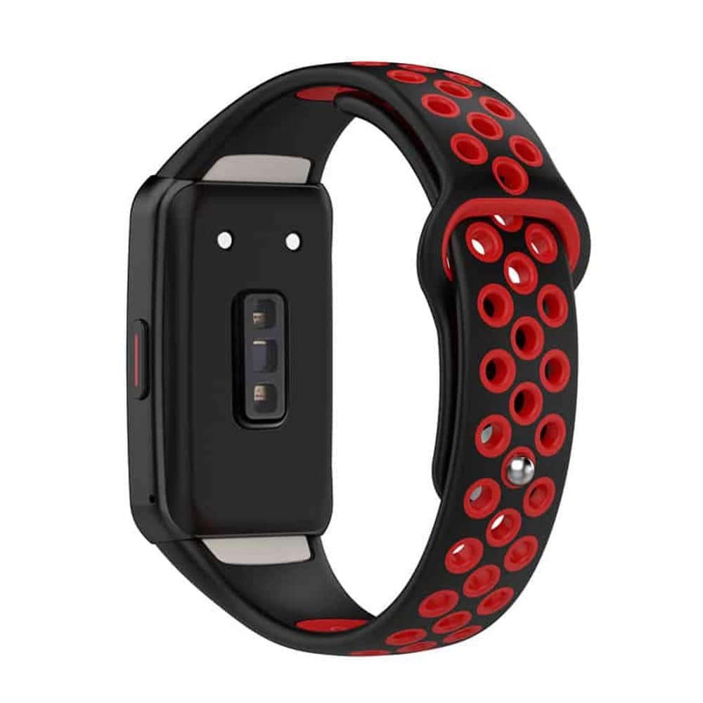 Silicone Strap for Huawei Band 6/Pro/ Honor Band 6 - Frost Blue+White