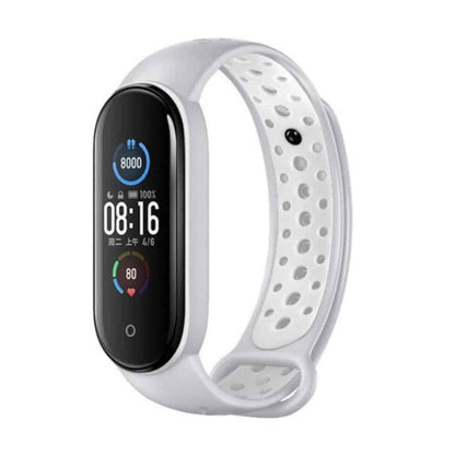 Silicone Band for xiaomi band 3/4 - Black+White