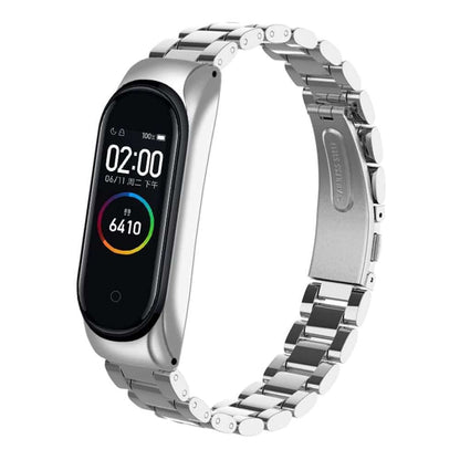 3 links stainless steel band for xiaomi band 3/4 - Gold
