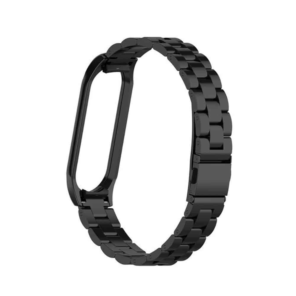 3 links stainless steel band for xiaomi band 3/4 - Gold