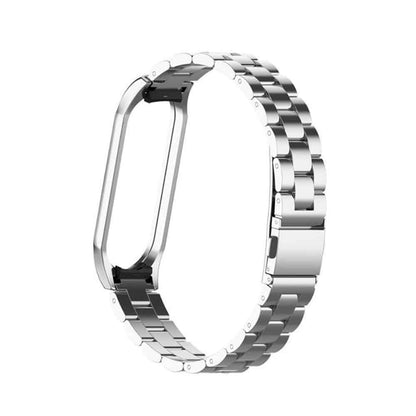 3 links stainless steel band for xiaomi band 3/4 - Gold
