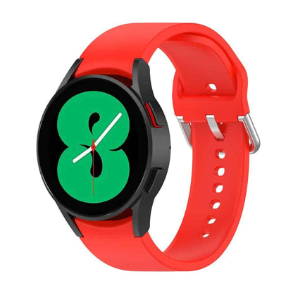 Silicone Band for Samsung Galaxy Watch 4 40mm/44mm (S/M) - Black