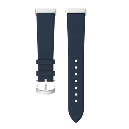 Leather Band for Fitbit Versa3/Sense - Black