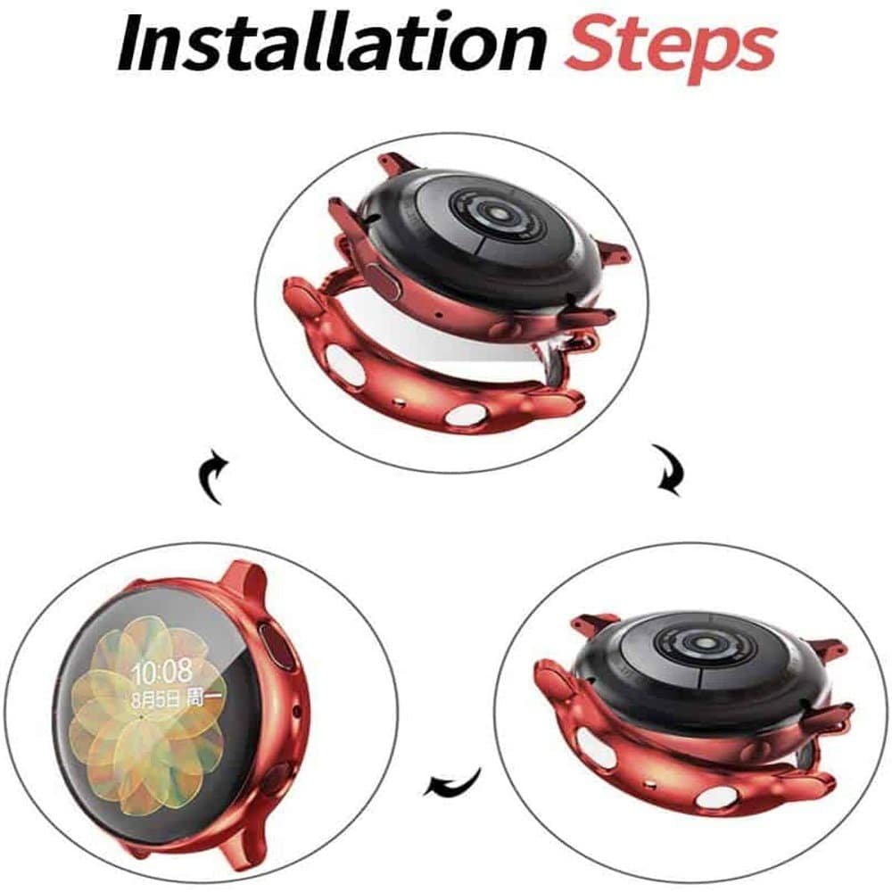 40mm Samsung Galaxy Watch Active 2 TPU protective case - Rose gold