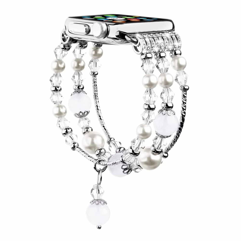 Pearl Beaded Bracelet for 42/44/45/49mm Apple Watch - Purple