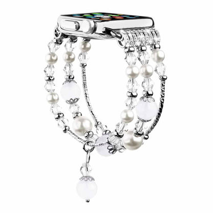 Pearl Beaded Bracelet for 42/44/45/49mm Apple Watch - Purple