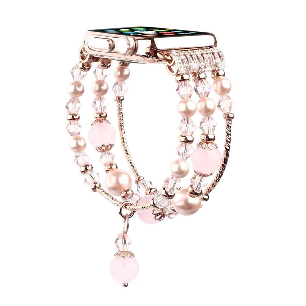 Pearl Beaded Bracelet for 42/44/45/49mm Apple Watch - Purple