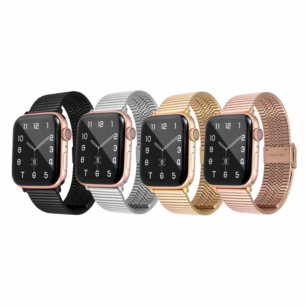 Stainless steel strap for 38/40/41mm Apple Watch - Rose Gold+ Link removal tool