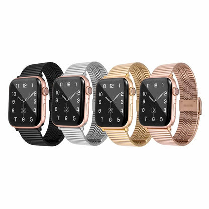 Stainless steel strap for 38/40/41mm Apple Watch - Rose Gold+ Link removal tool