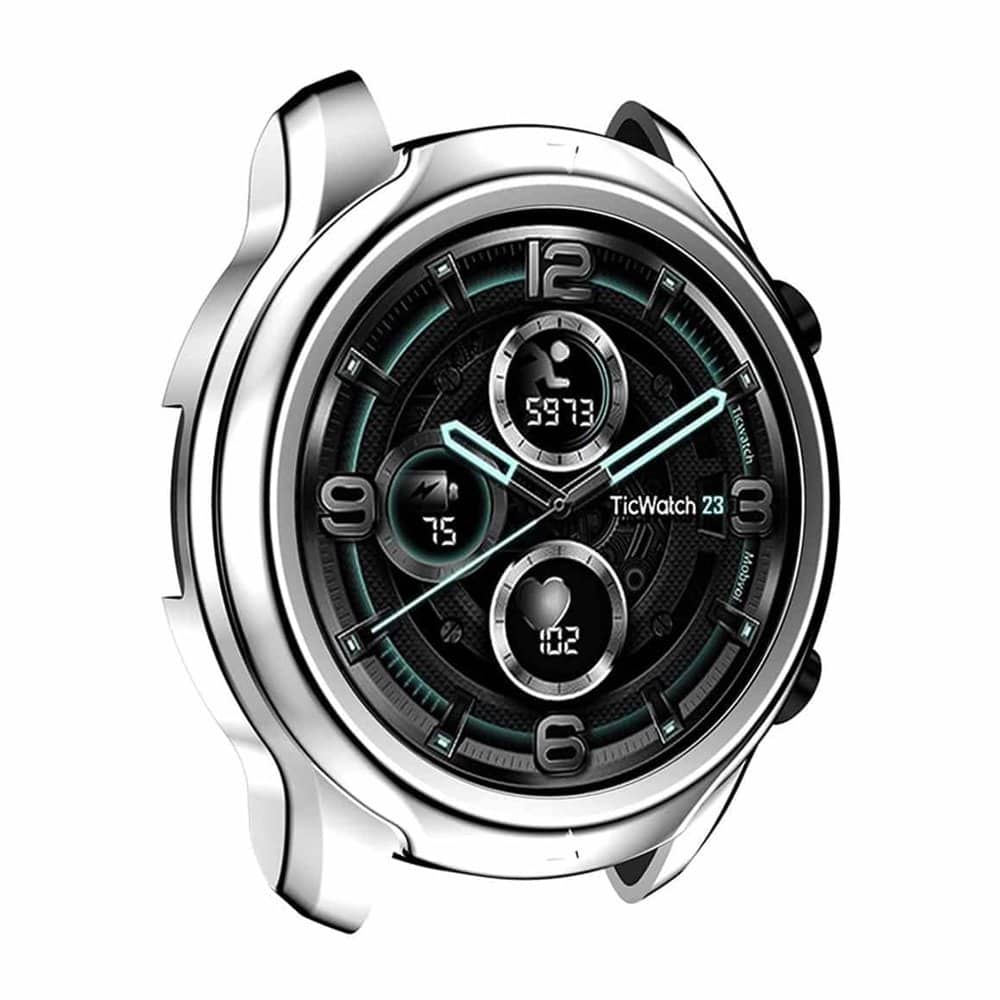 TPU Protective Case for Tic Watch Pro 3 - Silver