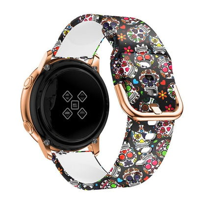 19MM silicone band - Colour Skull
