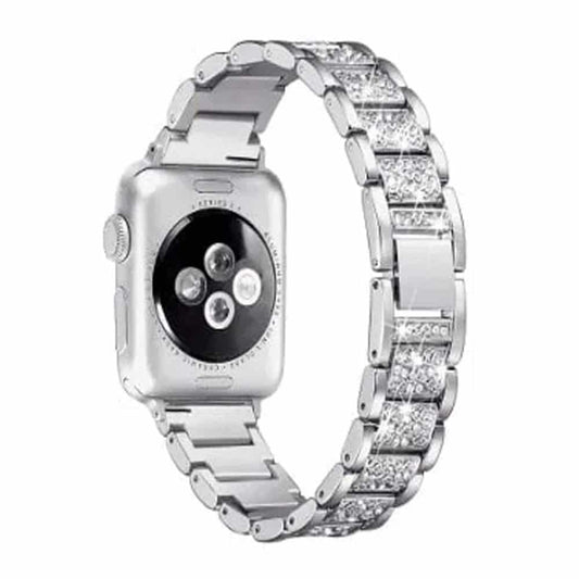 38/40/41mm Apple Watch  diamond rhinestone strap + tool - Retro gold