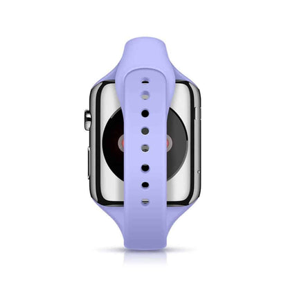 Slim Style Silicone Strap for 42/44/45/49mm Apple Watch- Lilac