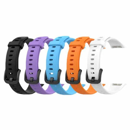 Huawei Band 6/Honor Band 6 replacement silicone strap - Orange (S-M)