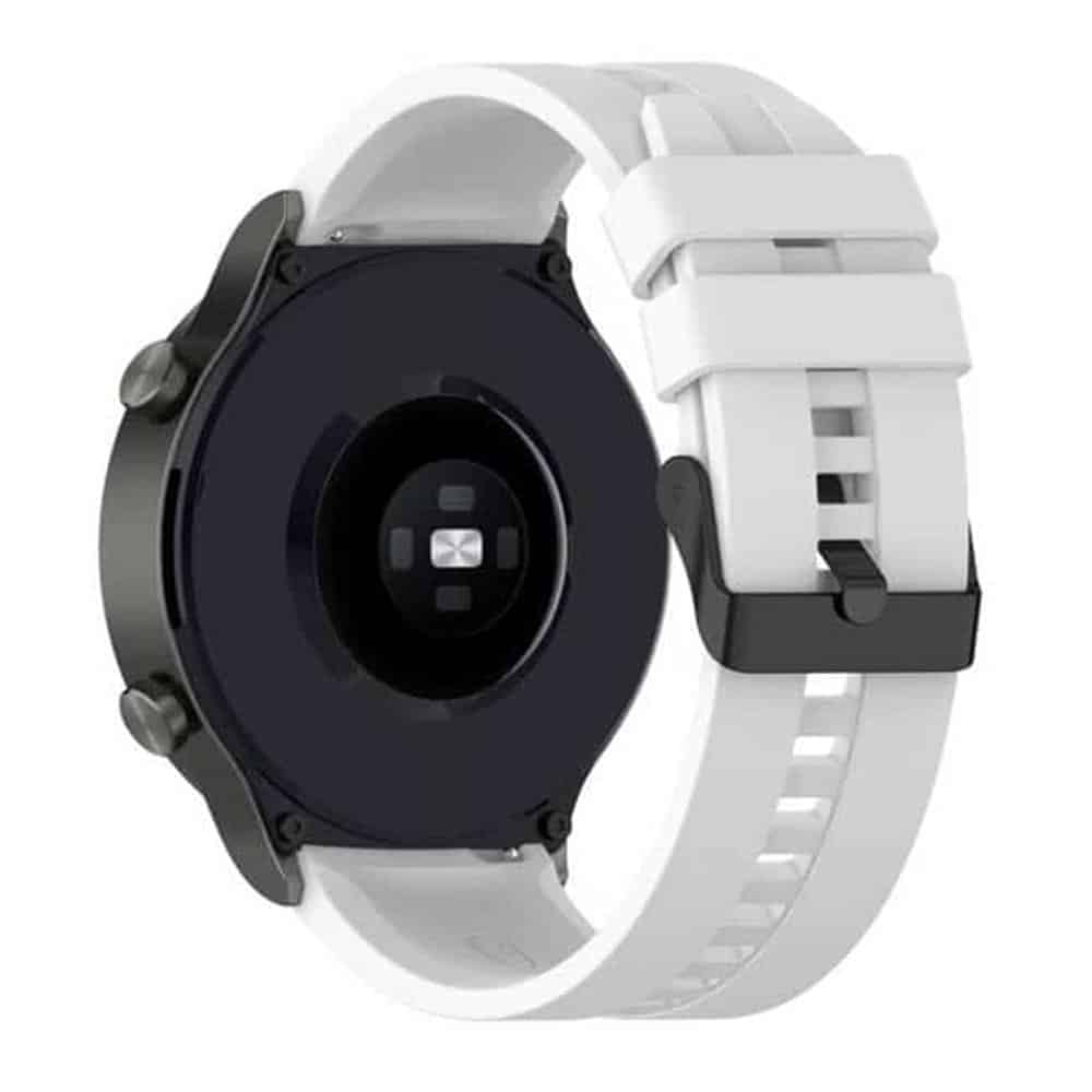 22mm Silicone Band for Huawei watch GT Runner-White