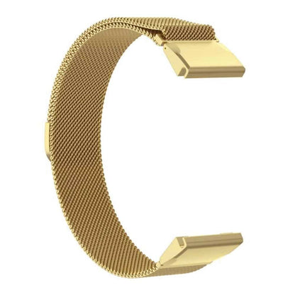 Garmin Fenix 5X/6X/3/HR Milanese steel strap - Gold