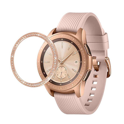 Crystal Bezel Ring for Samsung watch 46mm - Silver