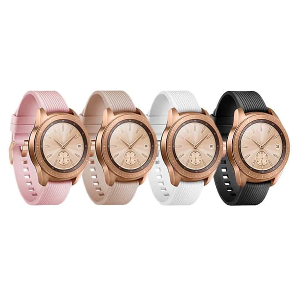 Silicone Strap for SAMSUNG Galaxy 42mm SM-R810 S/M Rose Gold