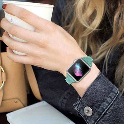 T shape Leather Strap for 38/40/41mm Apple Watch - Pink