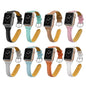 T shape Leather Strap for 38/40/41mm Apple Watch - Black
