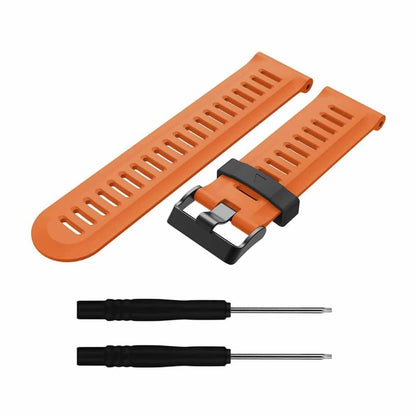 26mm Garmin Fenix 3/5X/6X Silicone Strap - Grey