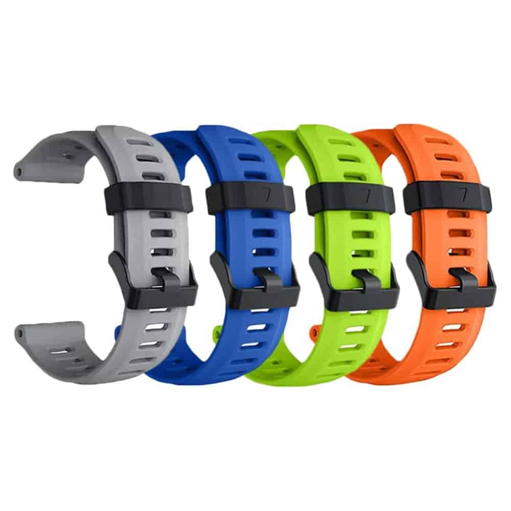 26mm Garmin Fenix 3/5X/6X Silicone Strap - Grey