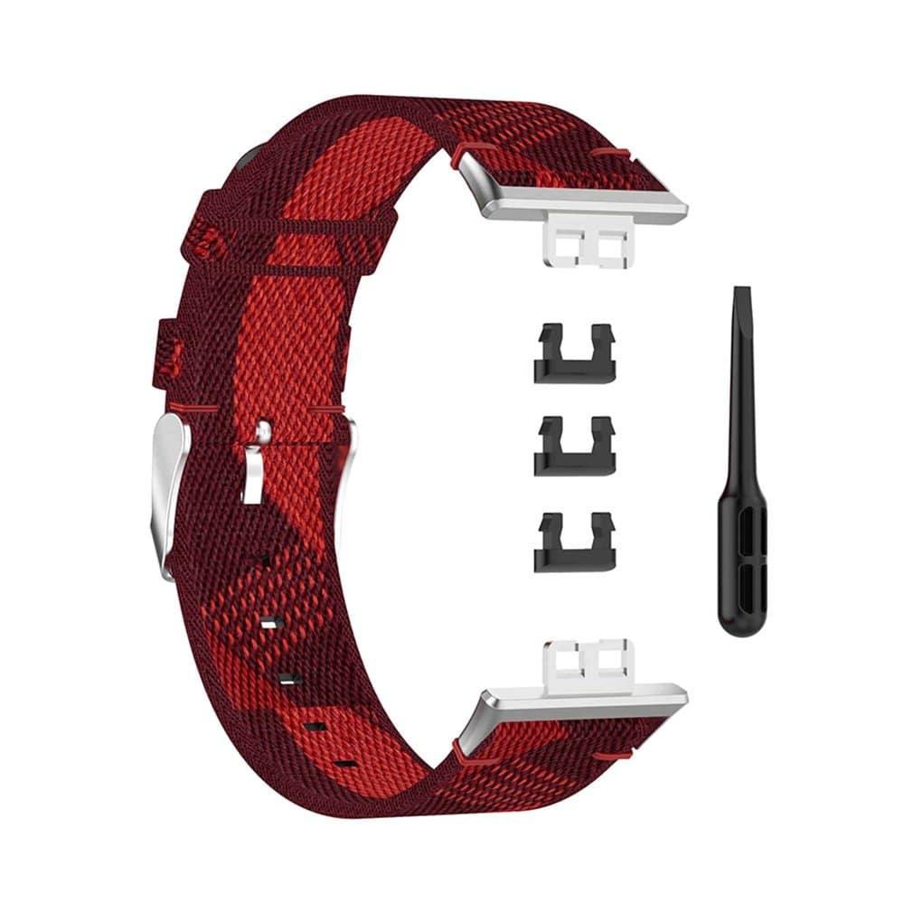 Sporty Woven Nylon Band for Huawei Watch Fit - Yellow