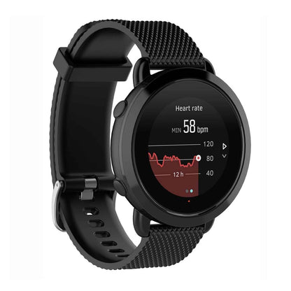 Silicone Quick Release Strap for Garmin Vivoactive 3/Forerunner 245/645/Venu/Suunto Fitness/Polar Ignite - Pink