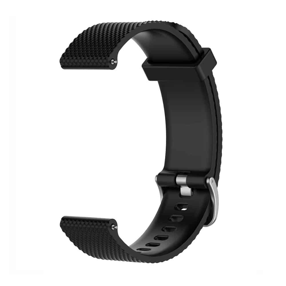 Silicone Quick Release Strap for Garmin Vivoactive 3/Forerunner 245/645/Venu/Suunto Fitness/Polar Ignite - Pink