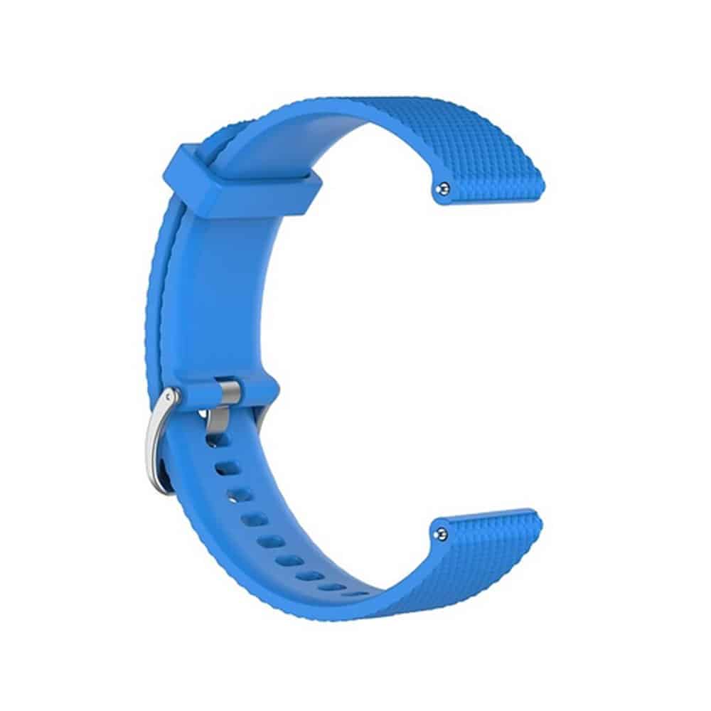 Silicone Quick Release Strap for Garmin Vivoactive 3/Forerunner 245/645/Venu/Suunto Fitness/Polar Ignite - Pink