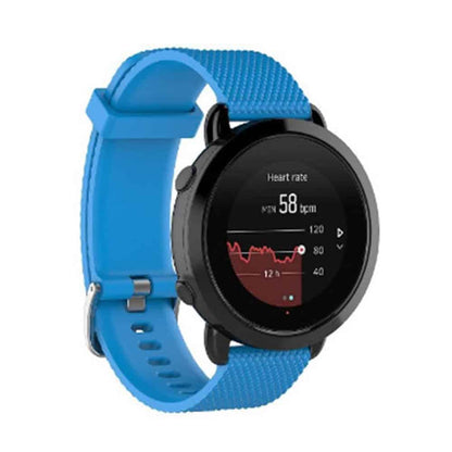 Silicone Quick Release Strap for Garmin Vivoactive 3/Forerunner 245/645/Venu/Suunto Fitness/Polar Ignite - Pink