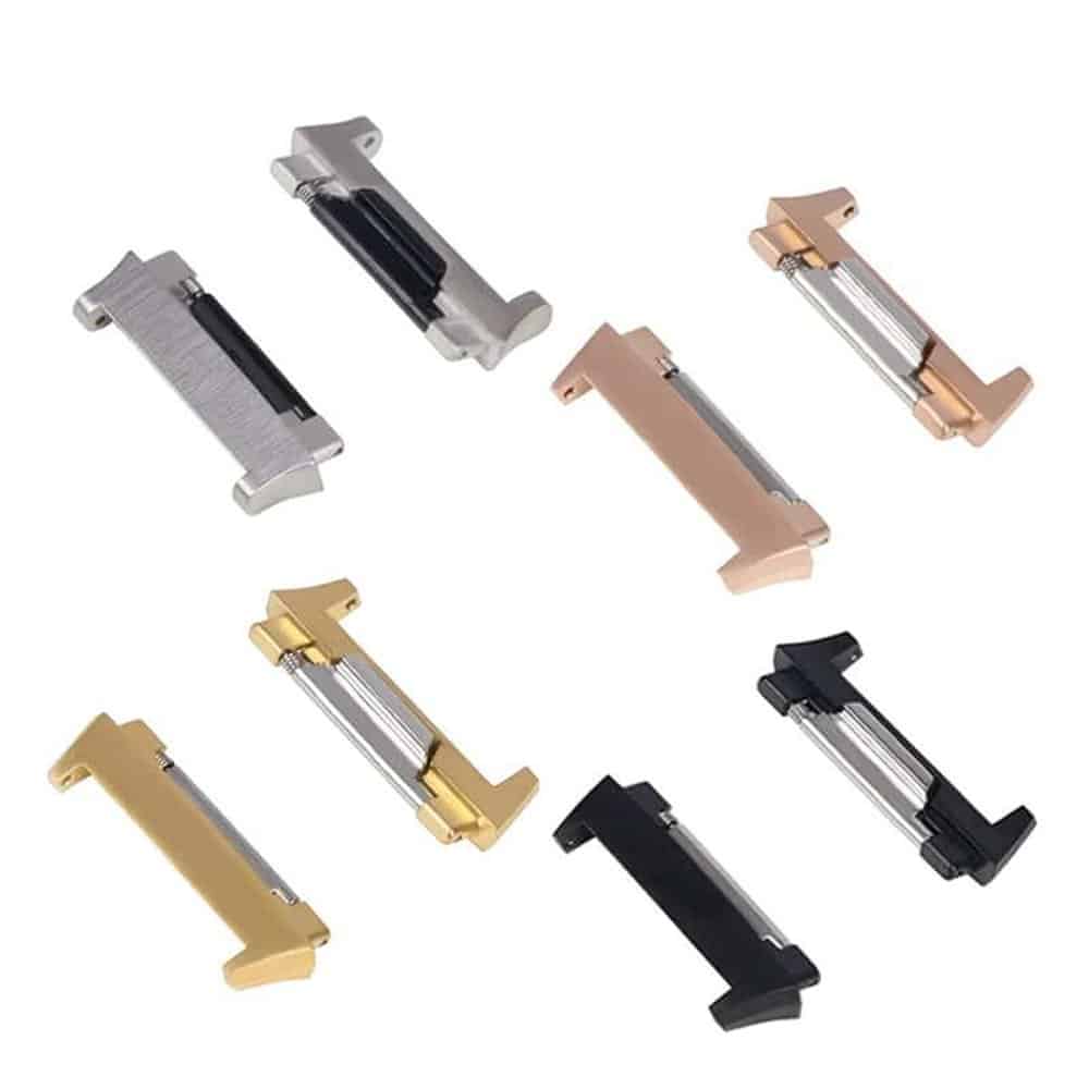 Fitbit Ionic strap stainless-steel adapter connectors - Rose gold